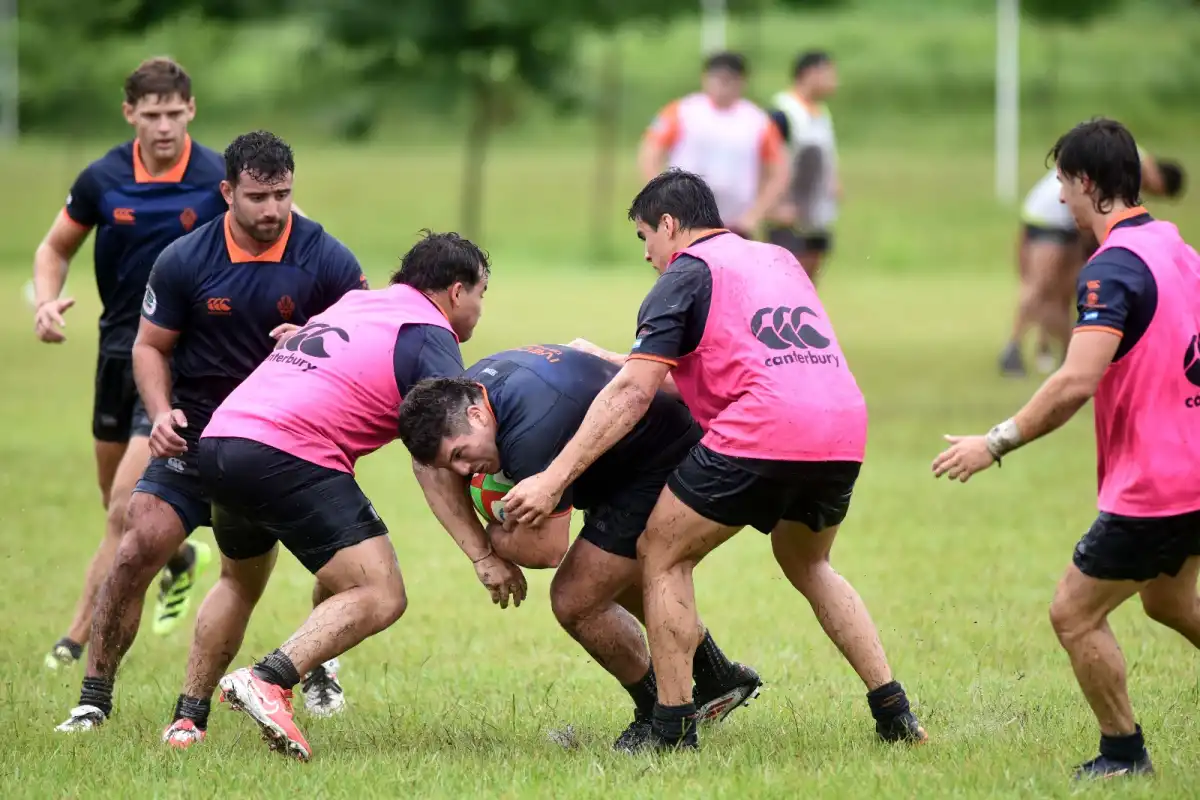 PREPARACIÓN. Tarucas última detalles para el inicio del Súper Rugby Américas.
