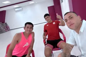 Wilfredo Olivera volvió a San Martín: ¿por qué posó junto a Chuny Moreno y Guillermo Rodríguez?