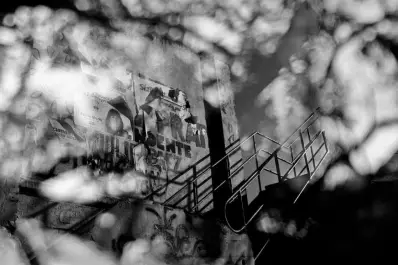 Fotografías superpuestas que crean nuevo sentido