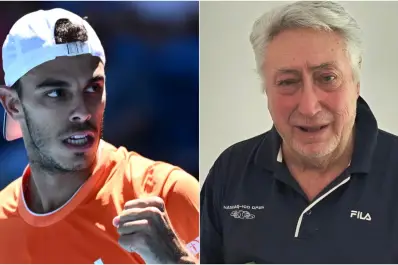 El emotivo homenaje de Francisco Cerúndolo para Guillermo Salatino en el Abierto de Australia