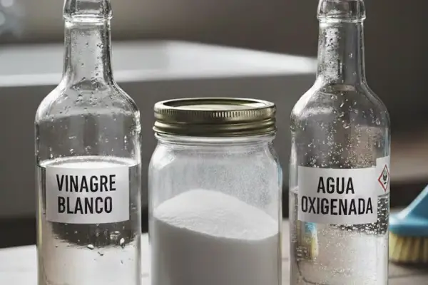 Vinagre, bicarbonato y agua oxigenada: cómo usar la mezcla casera que limpia, blanquea y desinfecta el hogar