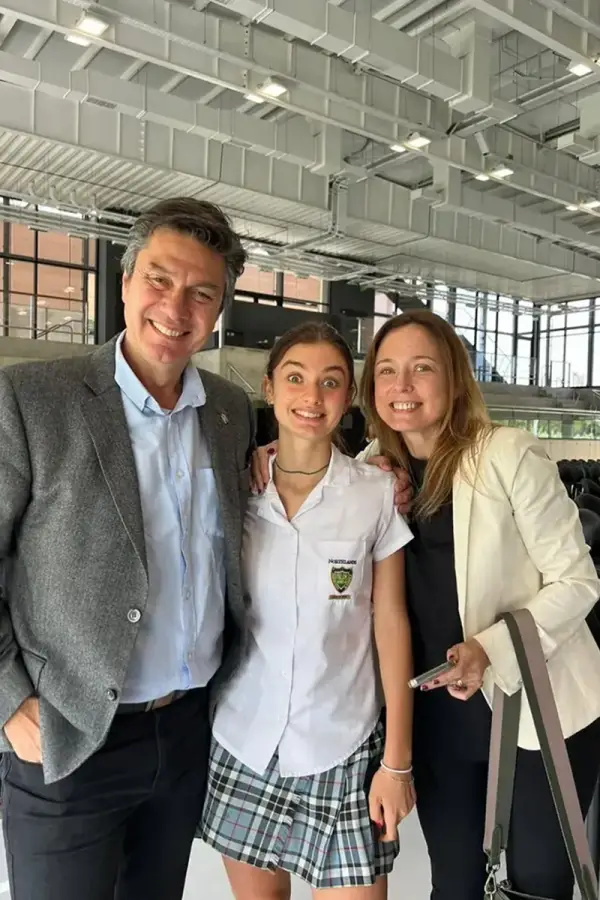 Betina O’Connell junto a su esposo y su hija