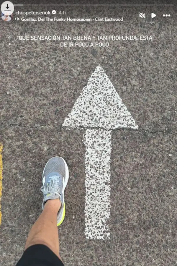 Tras 26 días en terapia intensiva, Christian Petersen mostró cómo avanza su recuperación