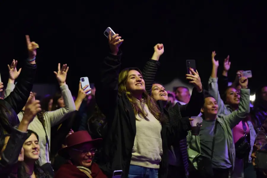 “ABELERAS”. La fidelidad de las fans con el cantante se vivió a pleno. la gaceta / fotos de analía jaramillo