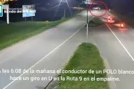 Banda del Río Salí: atropelló con su auto a un motociclista, huyó y fue identificado por las cámaras