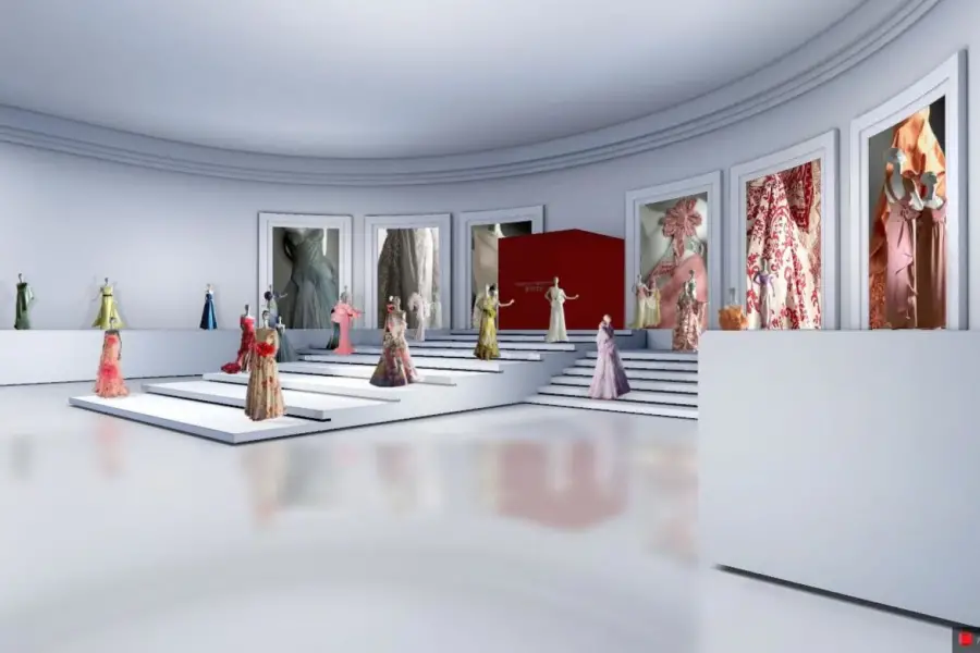 PASEO VIRTUAL. Más de 300 diseños exclusivos de alta costura internacional pueden verse en el sitio www.valentino-garavani-archives.org.