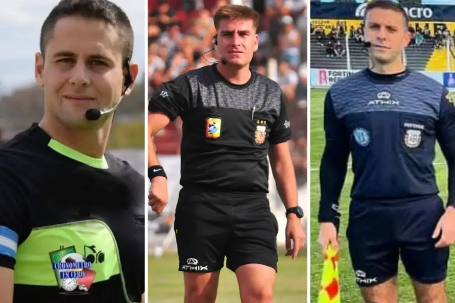 ÁRBITROS DESIGNADOS. Billone Carpio, Serale y Coltro serán los encargados de impartir justicia este domingo.