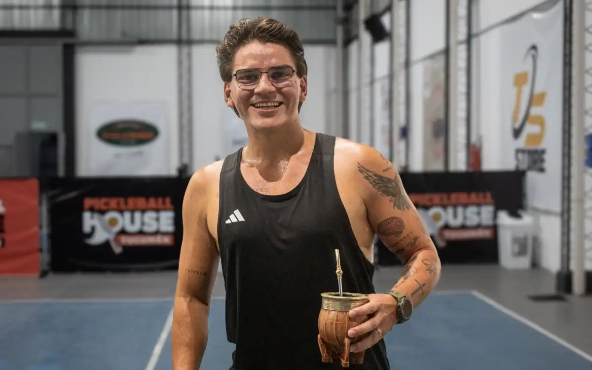 EXPERTO. Iván le dedicó su vida al deporte, pero encontró en el Pickleball su lugar en el mundo.