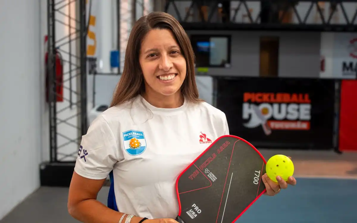 LA LÍDER. Julieta es una de las máximas referentes del Pickleball a nivel nacional.