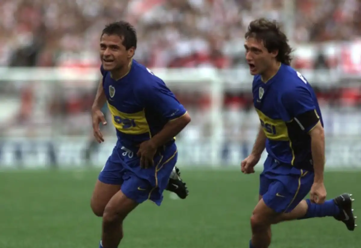HISTORIA. La dupla Barros Schelotto y 
