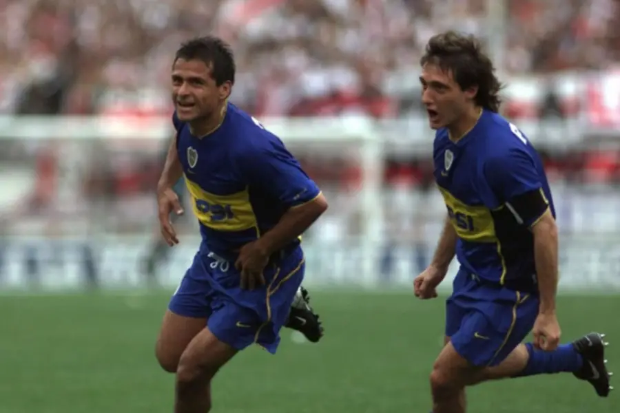 HISTORIA. La dupla Barros Schelotto y 