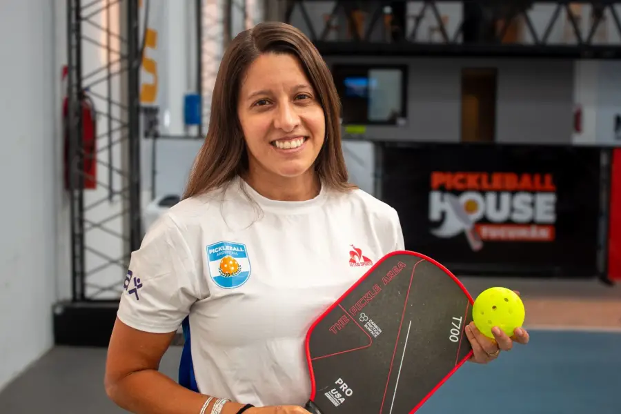 LA LÍDER. Julieta es una de las máximas referentes del Pickleball a nivel nacional.