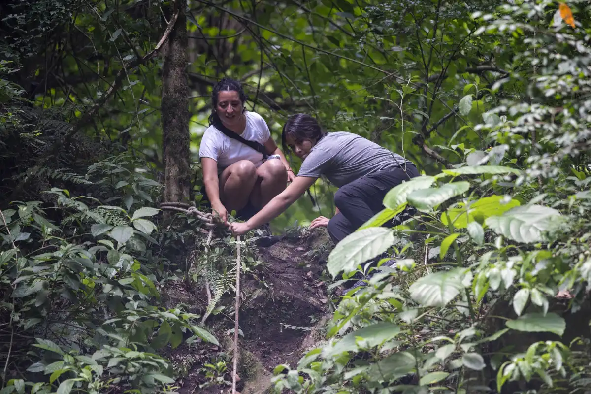 COMPARTIR EL MOMENTO. Los participantes viven una gran experiencia. 