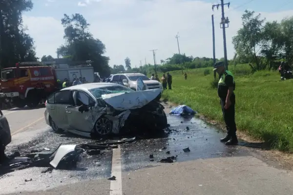 Tragedia en la ruta 307: un muerto y tres heridos tras el choque de dos autos