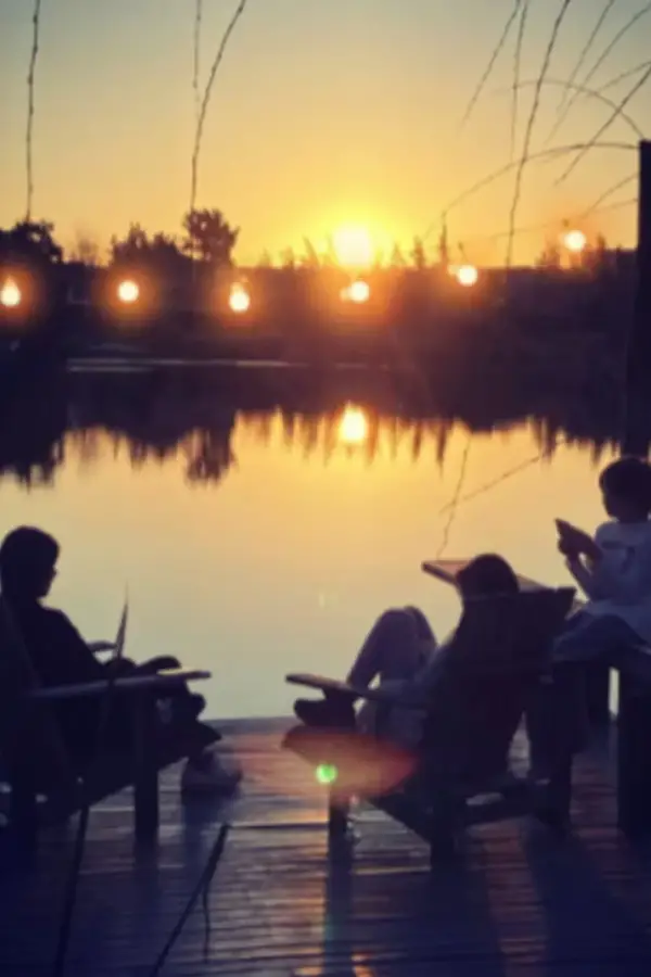 El muelle es uno de los espacios más disfrutado por Facundo Arana junto a su familia