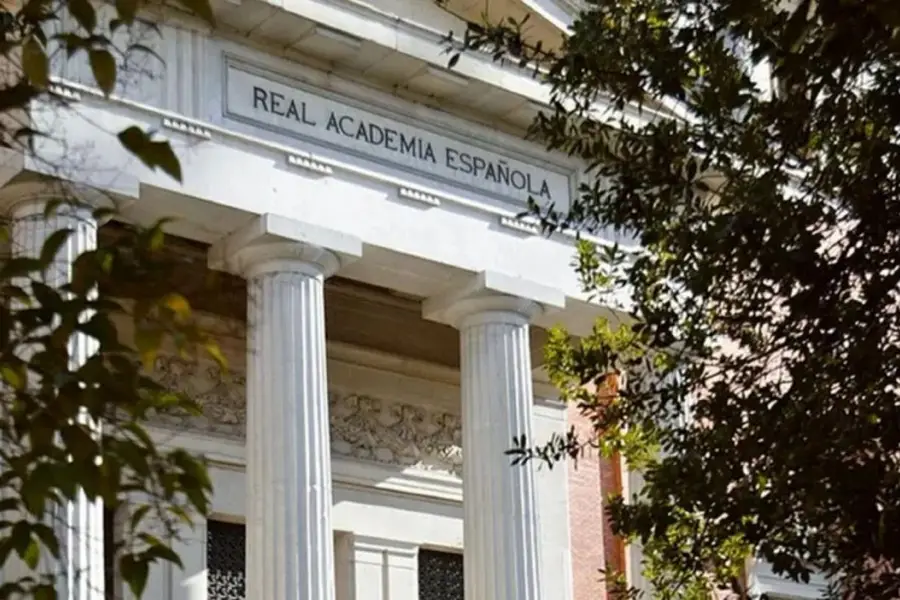 REAL ACADEMIA ESPAÑOLA. Su sede, ubicada en el corazón de Madrid.