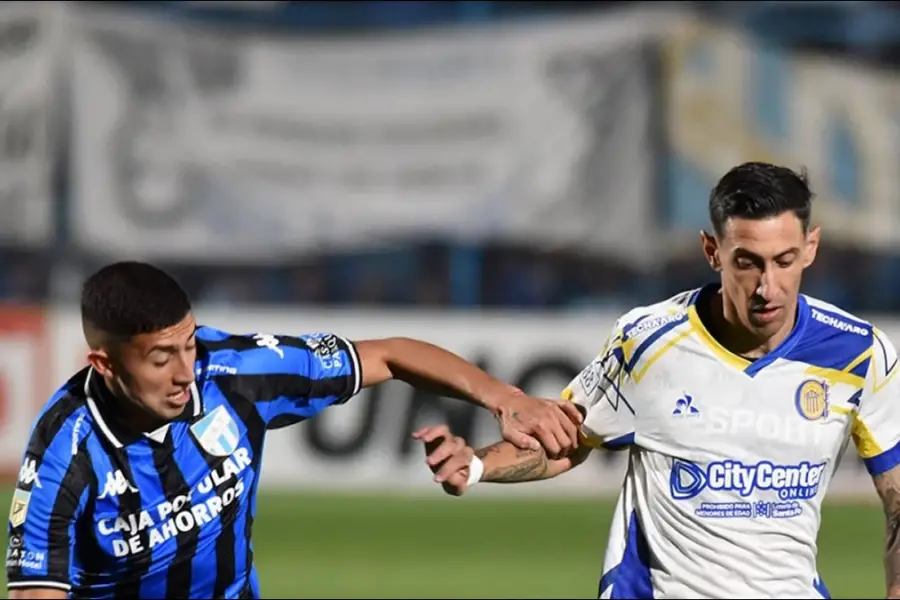 VISITA. Ángel Di María volvió a Tucumán en el Clausura 2025 con Rosario Central y fue el centro de todas las miradas en el José Fierro