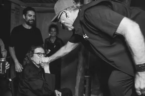 Charly García apareció junto a León Gieco en Punta del Este