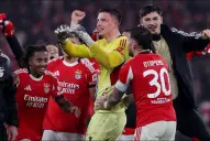 Bajo la lluvia y en la última jugada: el agónico gol del arquero que le dio la victoria al Benfica ante el Real Madrid
