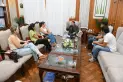 Sergio Mansilla, a cargo de la Gobernación; y Alfredo Toscano como vice