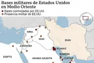 Bases militares de Estados Unidos, en la mira de Irán