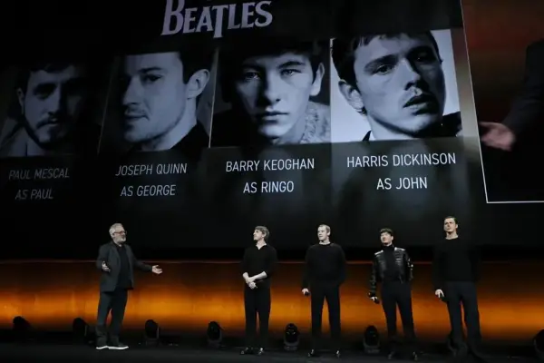Revelan cómo lucirán Paul, John, Ringo y George en las películas de The Beatles