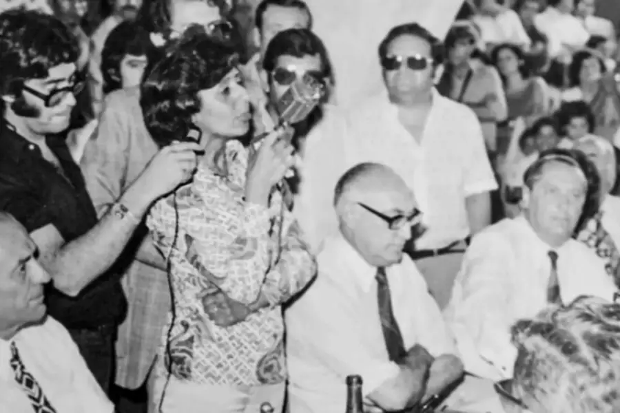 LOS AÑOS JÓVENES. Ortiz en sus tiempos de funcionaria nacional.