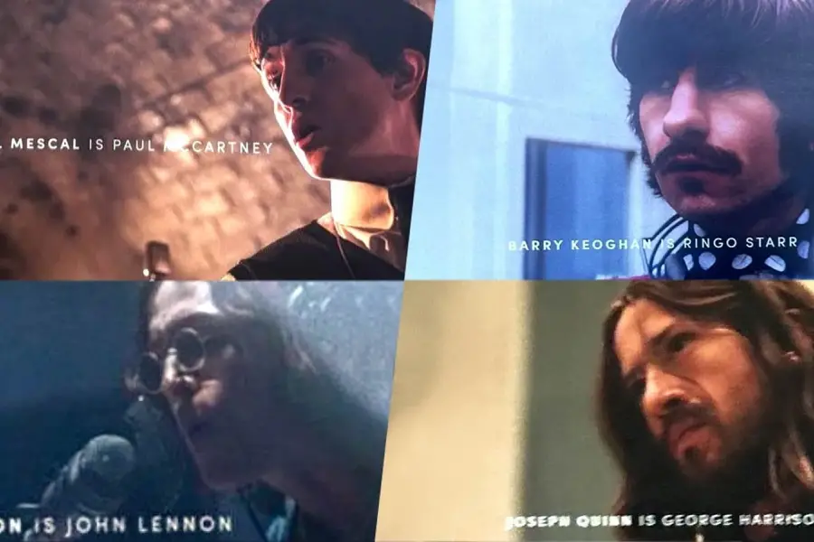 Dieron a conocer las primeras imágenes de la Biopic de Los Beatles
