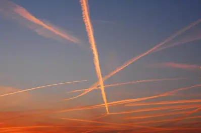 Por qué los aviones dibujan líneas blancas en el cielo: la ciencia detrás del fenómeno