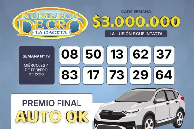 Los Números de Oro de LA GACETA del 4 de febrero de 2026