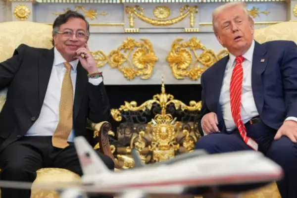 Donald Trump y Gustavo Petro se reunieron en la Casa Blanca tras meses de fuertes acusaciones