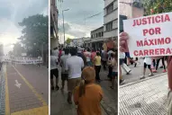 Video: marchan en Concepción para pedir la liberación de uno de los detenidos por el ataque en Tafí del Valle