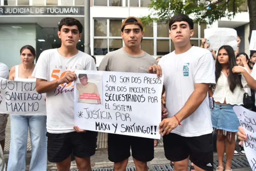 Video: marchan en Concepción para pedir la liberación de uno de los detenidos por el ataque en Tafí del Valle