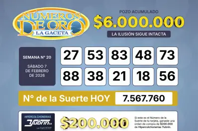 Los Números de Oro de LA GACETA del 7 de febrero de 2026
