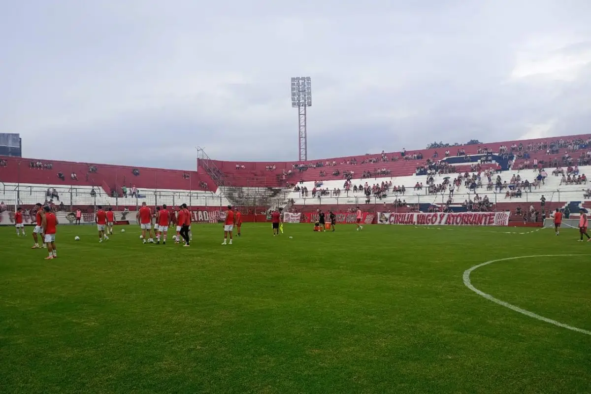 El plantel del Santo ultima detalles en el calentamiento