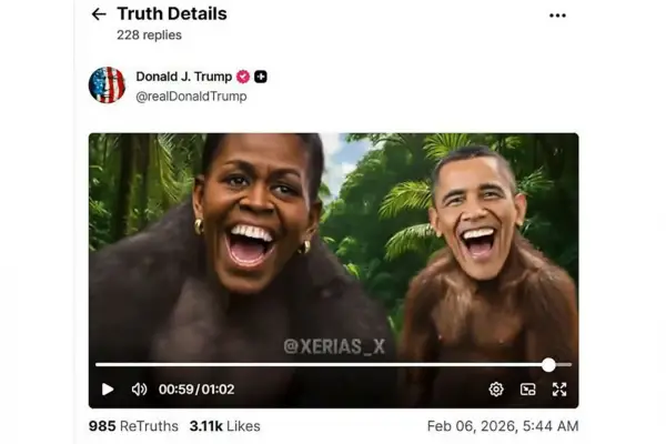 La Casa Blanca aseguró que el video racista sobre los Obama “fue un error”