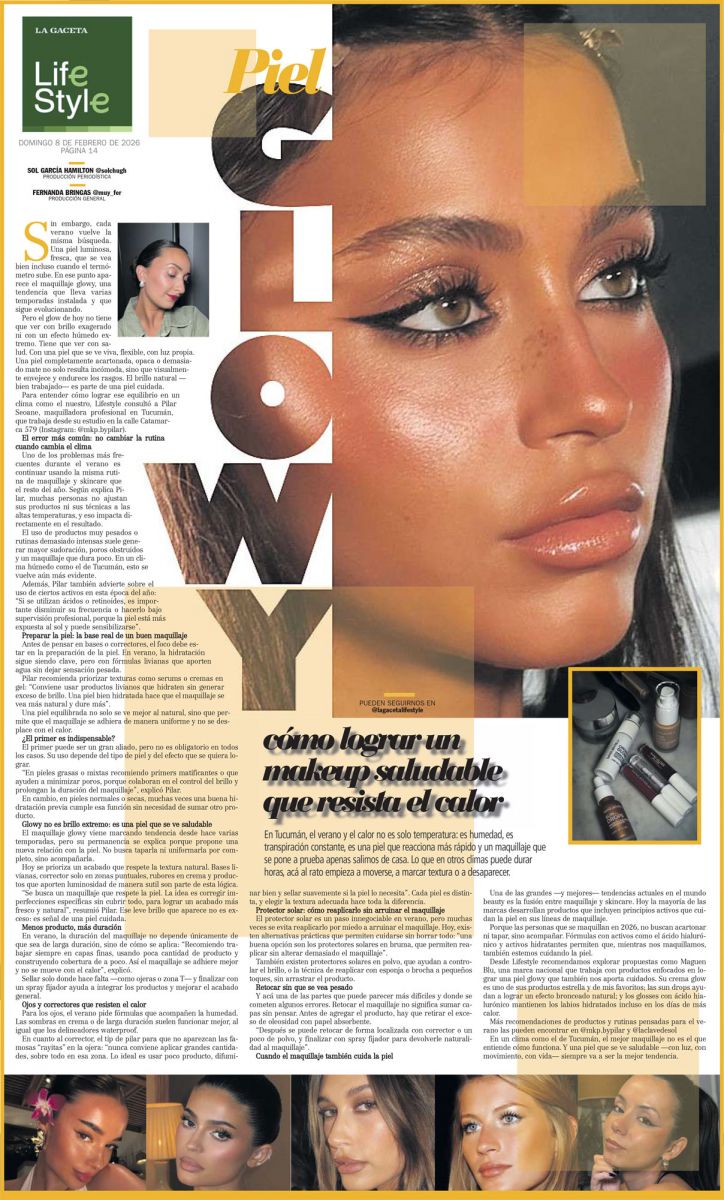 Piel glowy: cómo lograr un makeup saludable que resista al calor