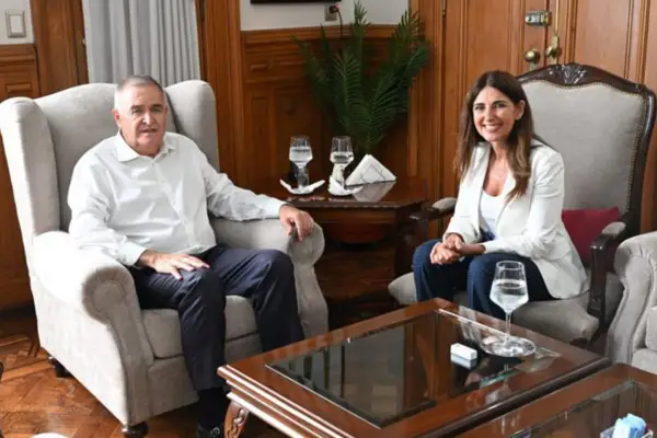 Jaldo recibió a la legisladora Carolina Vargas Aignasse