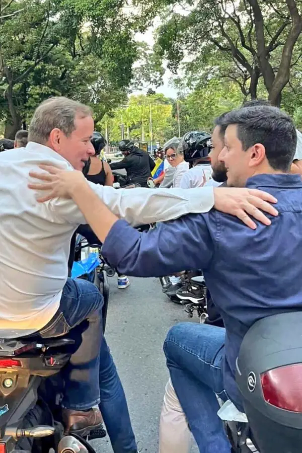 HORAS DE LIBERTAD. La imagen que Guanipa había compartido el domingo. 