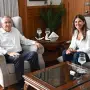 Jaldo recibió a la legisladora Carolina Vargas Aignasse