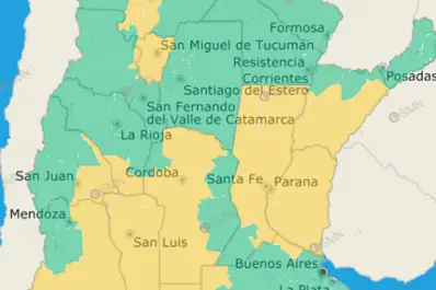 Alerta meteorológica naranja y amarilla: gran parte del país espera tormentas y vientos fuertes