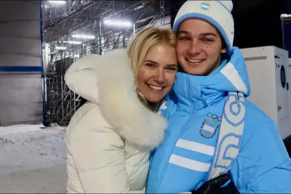 Tiziano Gravier, el hijo de Valeria Mazza, se prepara para su debut en el esquí alpino olímpico