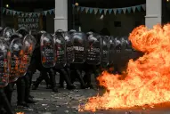 Incidentes frente al Congreso durante la marcha contra la reforma laboral: más de 30 detenidos
