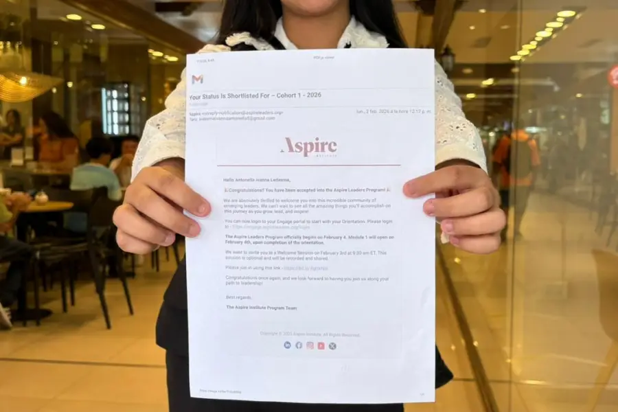 ANIMARSE ABRE PUERTAS. La joven con su admisión a Aspire Leaders Program. / VICTORIA REINOSO, LA GACETA