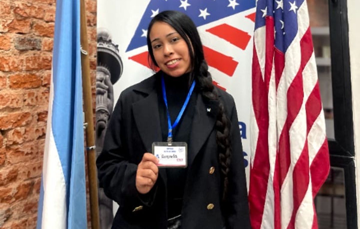 PROYECTOS ANTERIORES. Antonella participó en la beca Alumni, de la embajada de Estados Unidos. / CORTESÍA ANTONELLA LEDESMA