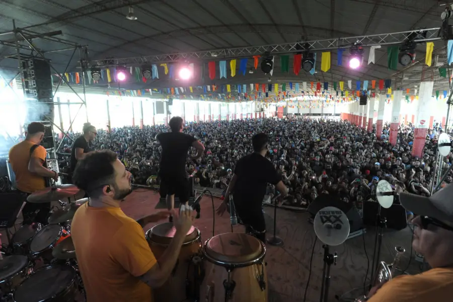 RANCHILLOS. Postal de uno de los bailes en el club San Antonio.