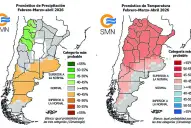 Trimestre cálido y más lluvias: el pronóstico del Servicio Meteorológico para febrero-abril