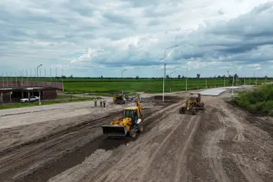 Nuevo acceso a Alberdi: cómo avanza la obra para mejorar la seguridad vial