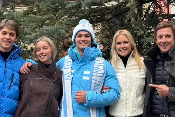 A más de 120 km/h y con su familia en la tribuna: el hijo de Valeria Mazza contó cómo vivió su prueba en los Juegos Olímpicos de Invierno
