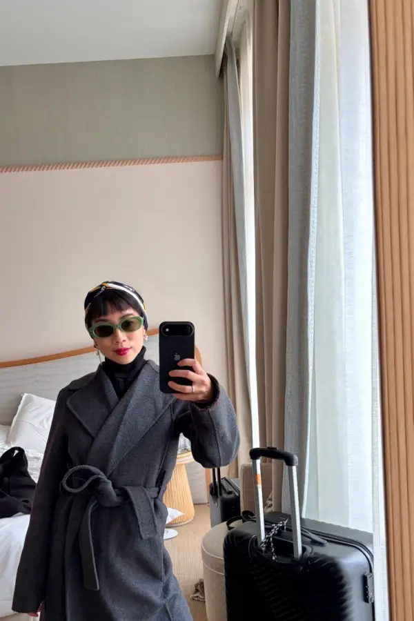  Débora Nishimoto fue la primera en compartir mediante sus historias una foto clave que le dio comienzo a este romántico viaje